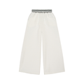 Striped Waist Wide Leg Pants