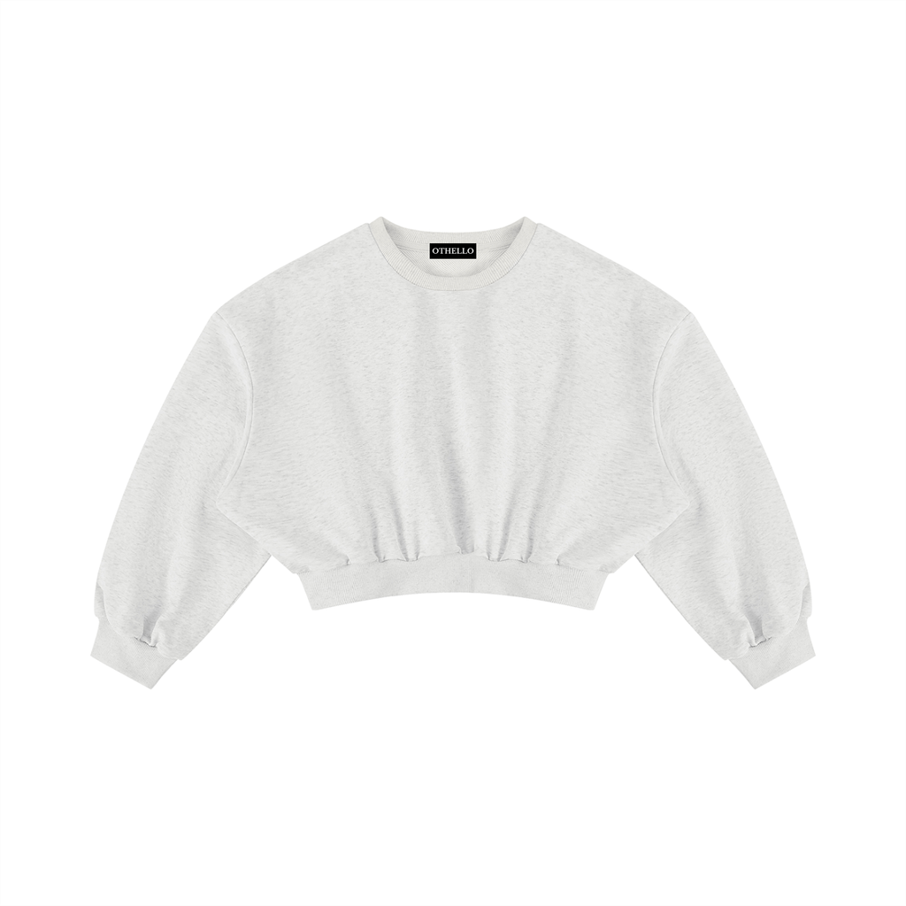 Women's Boxy Cropped Crewneck Sweatshirt