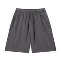 Unisex Vintage Wash Raw Edge Shorts