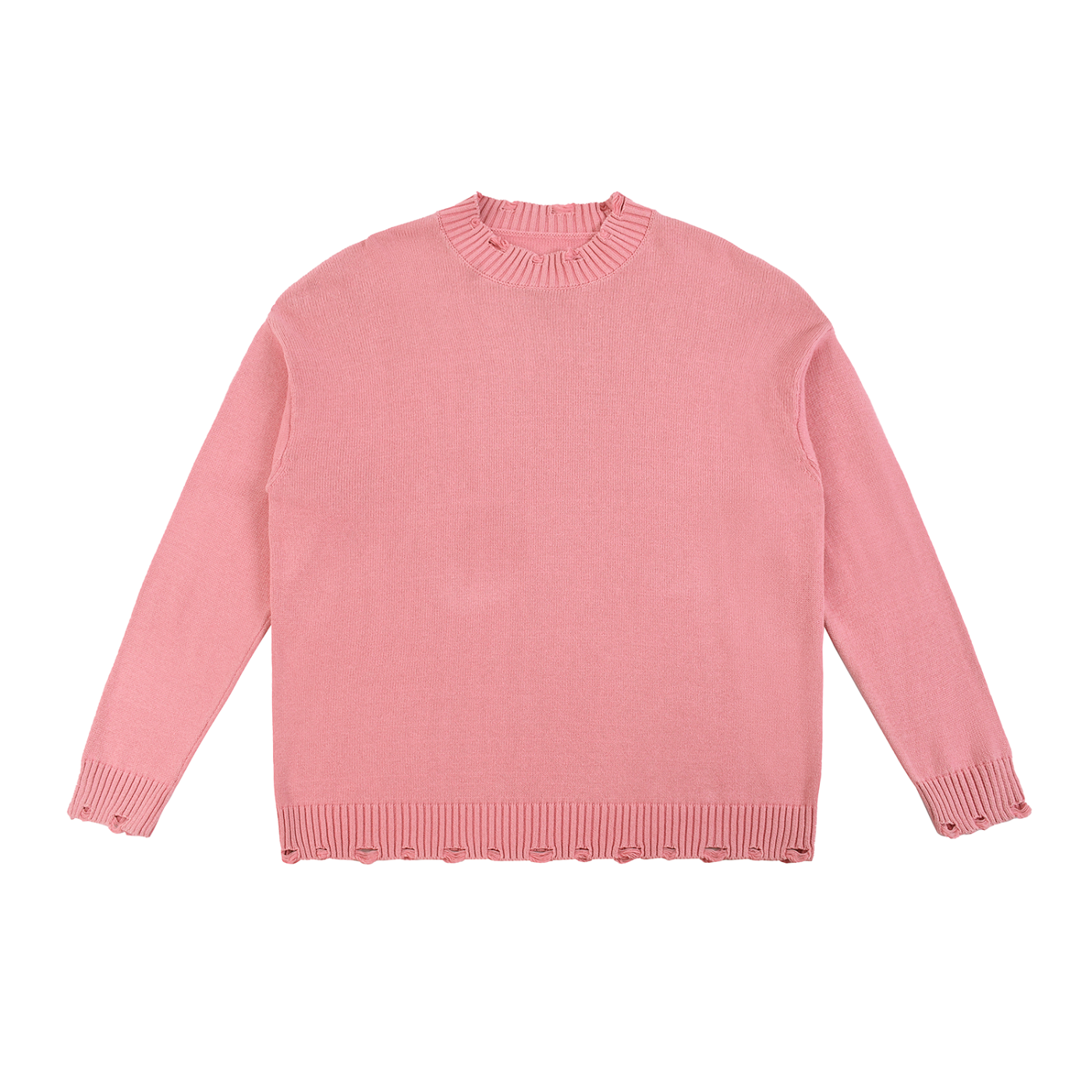 Vintage Washed Hand-Frayed Sweater