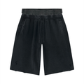 Unisex Vintage Wash Distressed Wide Leg Shorts