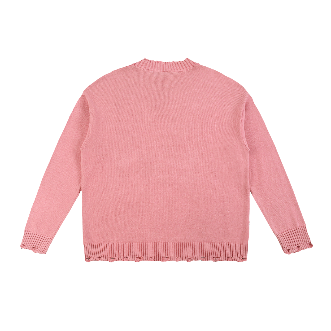 Vintage Washed Hand-Frayed Sweater