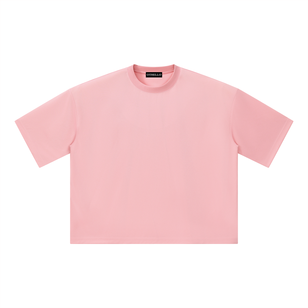 Unisex Boxy Mesh Crewneck T-Shirt